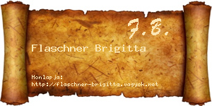 Flaschner Brigitta névjegykártya