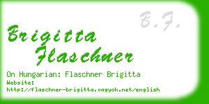 brigitta flaschner business card